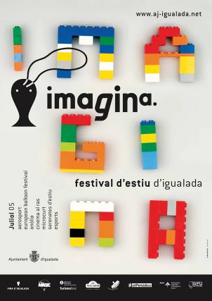 Cartell Imagina festival d'estiu d'Igualada, juliol 2005