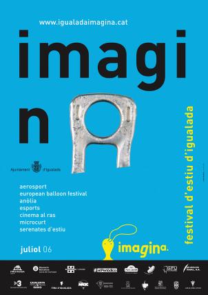 Cartell Imagina festival d'estiu d'Igualada, juliol 2006