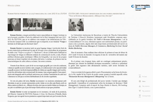 EUTDH Memòria 2012-2013