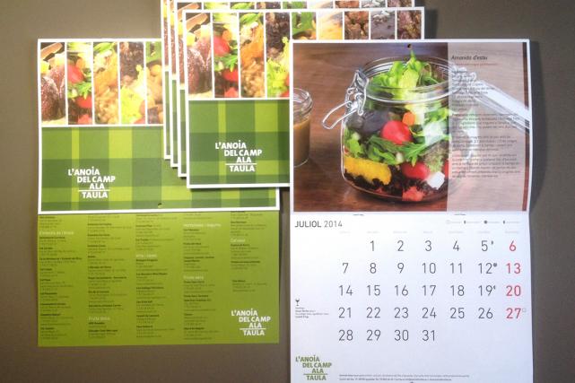 Calendari 2014 - Productes de la terra