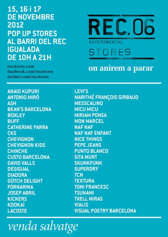 REC.06 Cartell nov. 2012