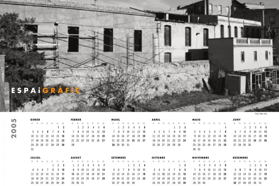 Calendari Espai Gràfic 2005