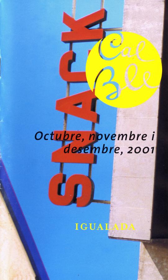 Octubre, novembre i desembre 2001