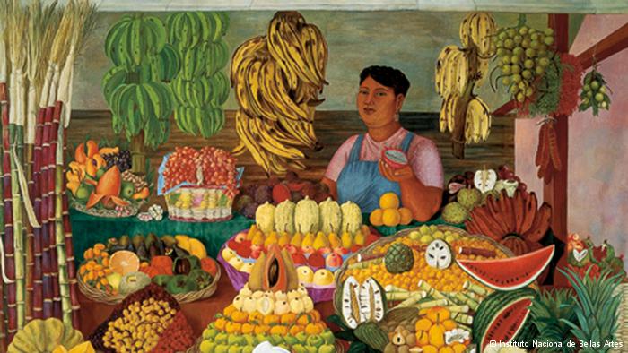 La vendedora de frutas, 1951 es el cuadro más famoso de Olga Costa